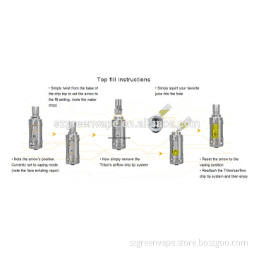 2015 new arrival products aspire Triton with sub ohm (0.3ohm) coil with low price